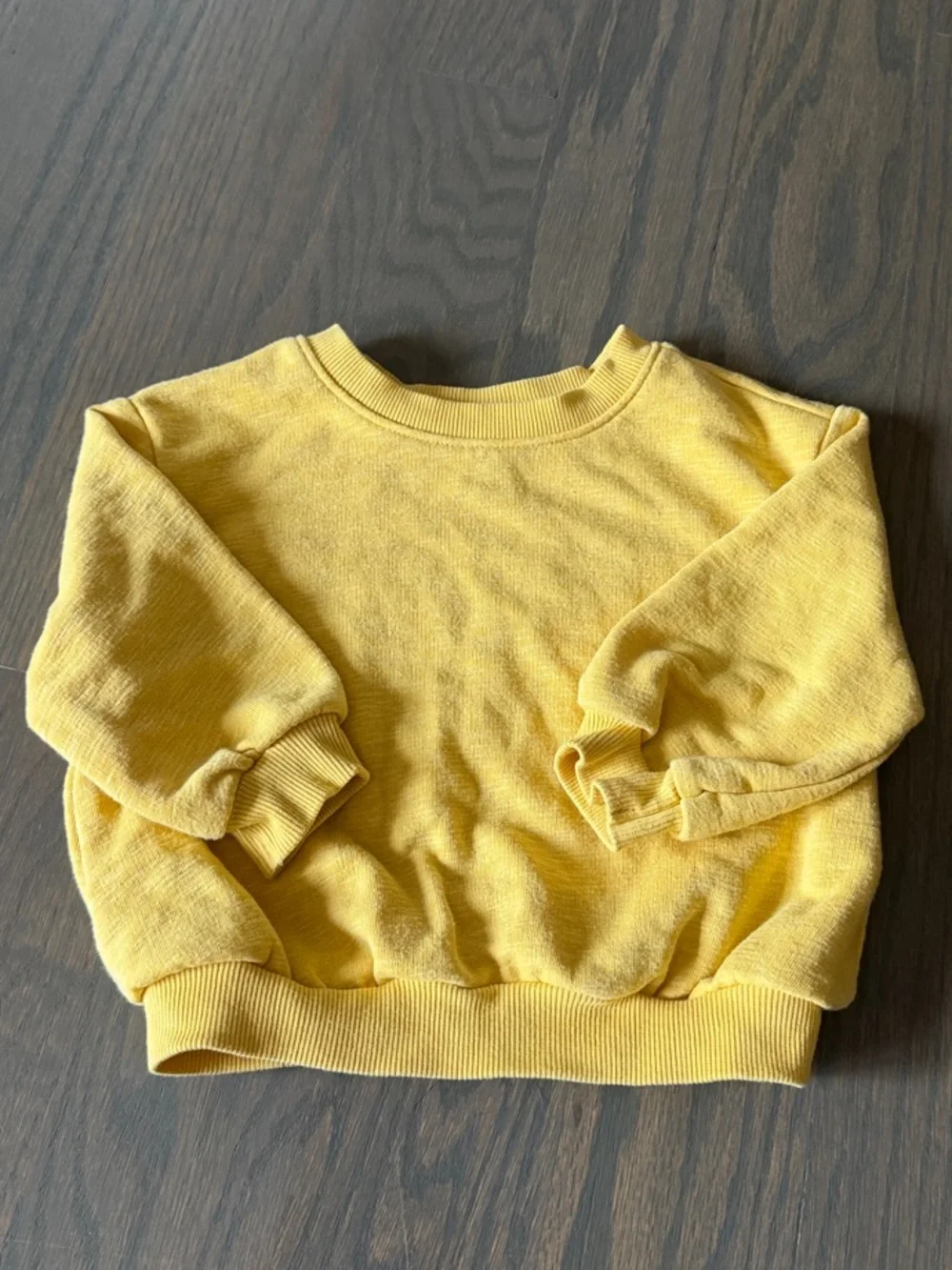 Old Navy Baby Sweatshirt Yellow Crewneck 6-12M